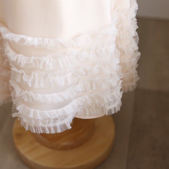 SPECIAL Dainty Vintage Style Boutique Toddler Dress Overlay Size 2 BEAUTIFUL NWT - Picture 6 of 7